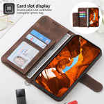 Til Samsung Galaxy A55 5G Cover Crossbody Læder Etui med Kortlommer Pung