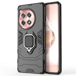 For OnePlus Ace 3 5G / 12R 5G Ring Kickstand Case PC +TPU Phone Cover