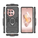For OnePlus Ace 3 5G / 12R 5G Ring Kickstand Case PC +TPU Phone Cover