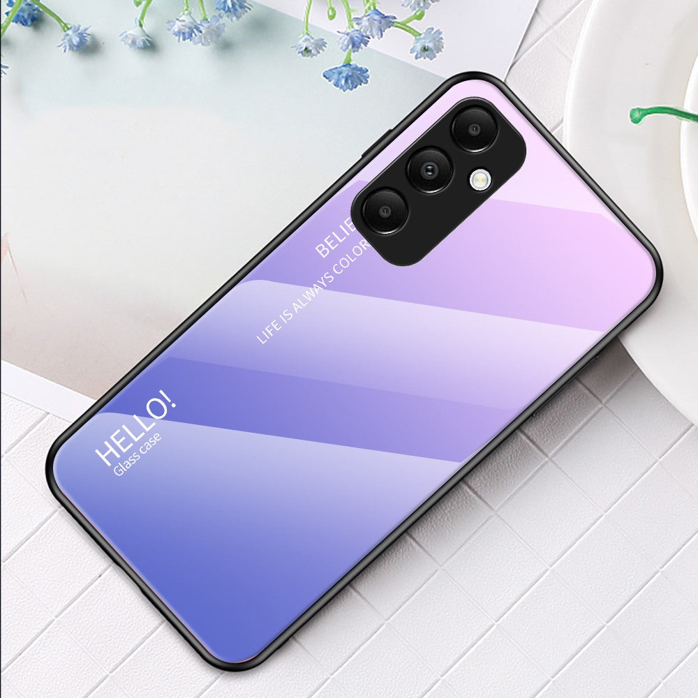 Samsung Galaxy A35 5G Härdat Glasskal PC+TPU mobilskydd