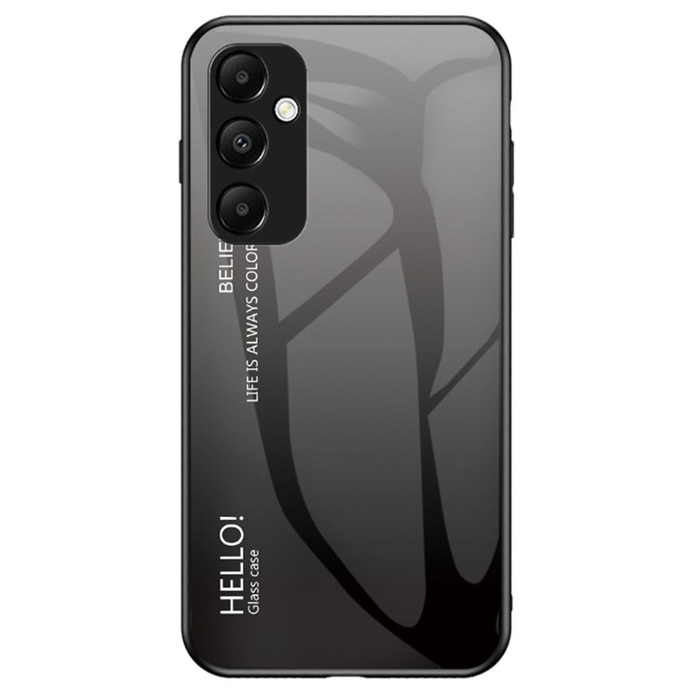 Samsung Galaxy A35 5G Härdat Glasskal PC+TPU mobilskydd