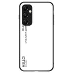 Samsung Galaxy A35 5G Härdat Glasskal PC+TPU mobilskydd