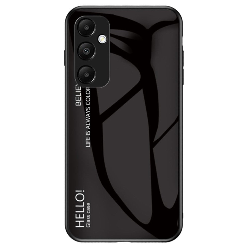 Samsung Galaxy A35 5G Härdat Glasskal PC+TPU mobilskydd