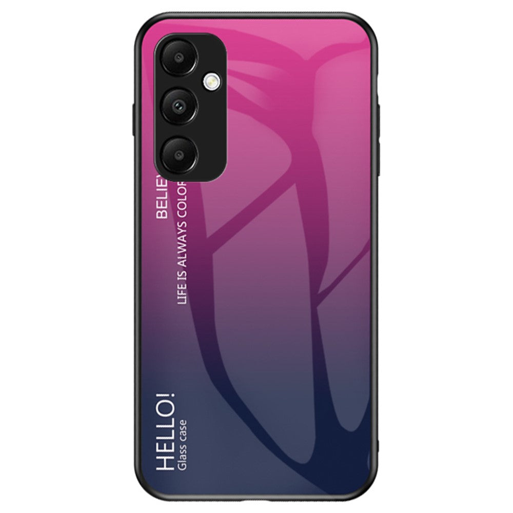 Samsung Galaxy A35 5G Härdat Glasskal PC+TPU mobilskydd