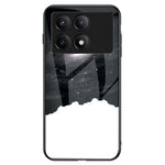For Xiaomi Redmi K70E 5G / Poco X6 Pro 5G Tempered Glass Phone Case Starry Sky Pattern