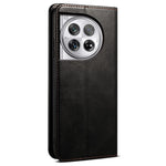 OnePlus Ace 3 5G / 12R 5G-skal Waxy Crazy Horse Texture PU-läderfodral mobilplånbok