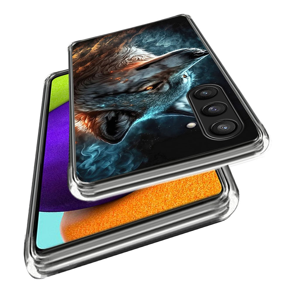 Samsung Galaxy A14 4G / 5G TPU-skal mobilskydd Mönstertryck
