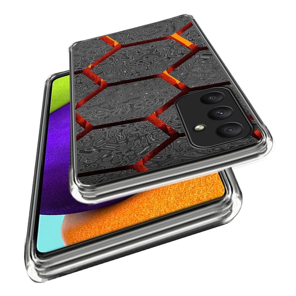 Til Samsung Galaxy A15 4G / 5G TPU Cover med Mønsterprint, Beskyttende Telefoncover