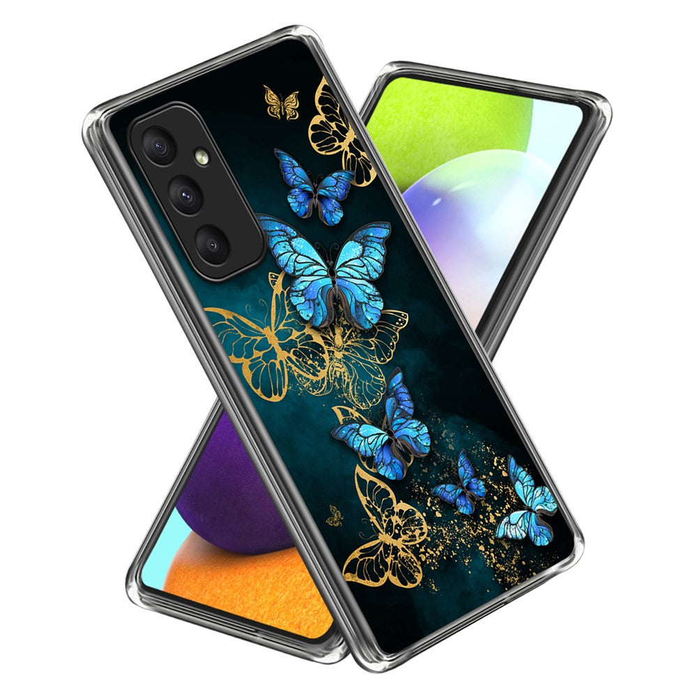 Til Samsung Galaxy A15 4G / 5G TPU Cover med Mønsterprint, Beskyttende Telefoncover