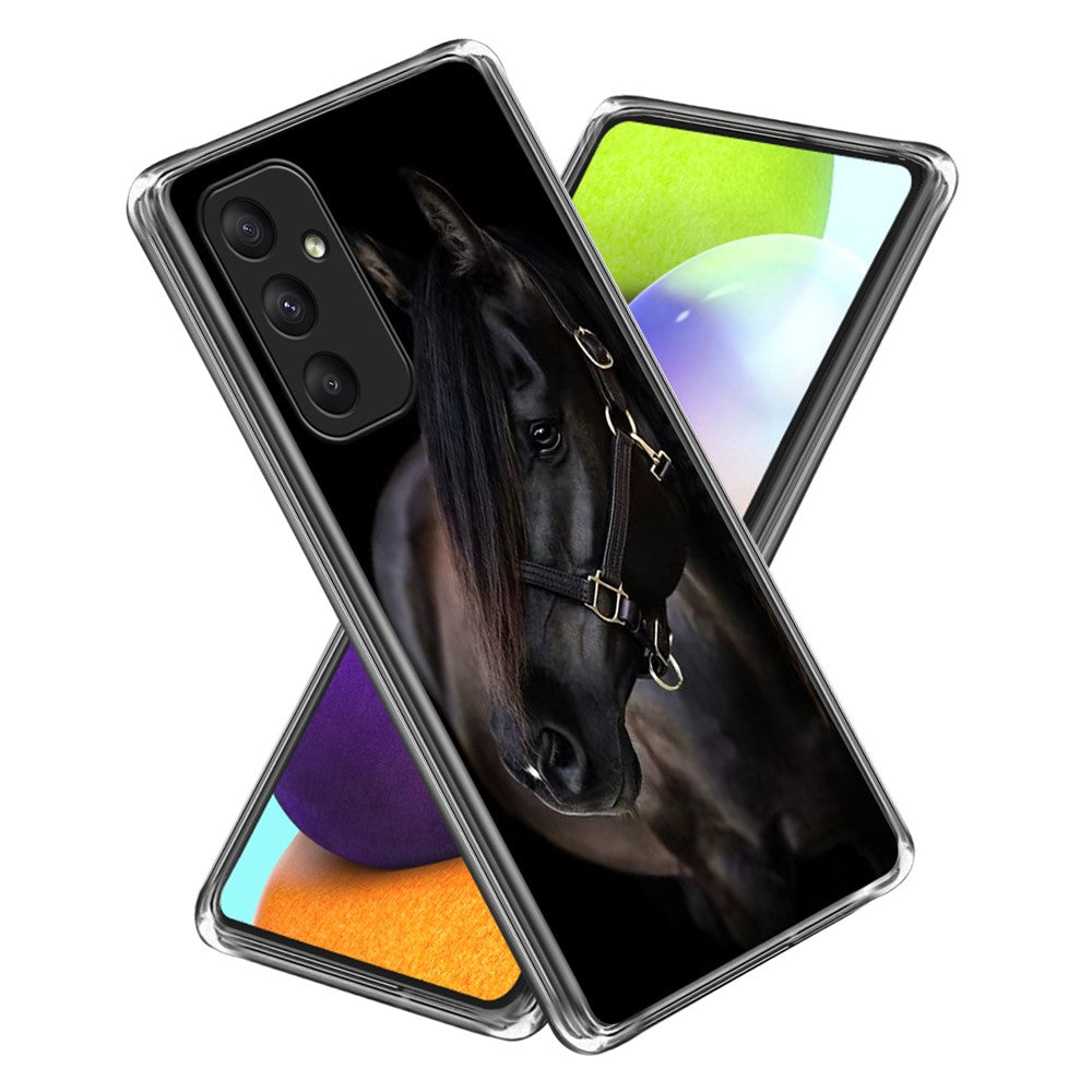 Til Samsung Galaxy A15 4G / 5G TPU Cover med Mønsterprint, Beskyttende Telefoncover