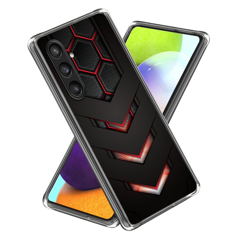 For Samsung Galaxy A25 5G (Global) (161.0 x 76.5 x 8.3mm) Case Pattern Printing TPU Phone Cover