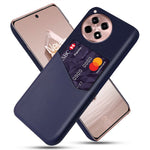 For OnePlus Ace 3 5G / 12R 5G Case Cloth Texture PU Leather+PC Card Holder Phone Cover