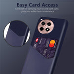 For OnePlus Ace 3 5G / 12R 5G Case Cloth Texture PU Leather+PC Card Holder Phone Cover