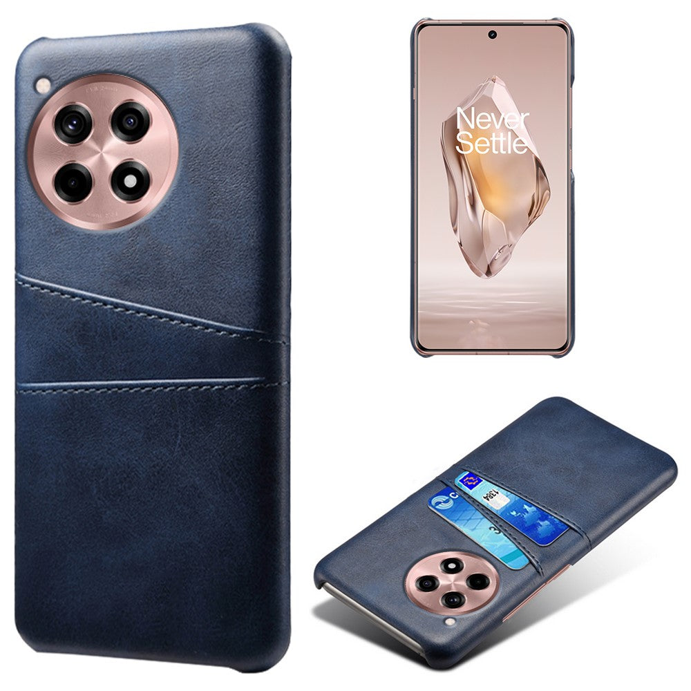 For OnePlus Ace 3 5G / 12R 5G Case Leather Coated PC Phone Cover with Card Holder