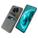 For Huawei Enjoy 70 Pro Phone Case Dual Card Slots Cloth Texture PC Cover