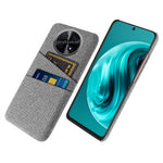 For Huawei Enjoy 70 Pro Phone Case Dual Card Slots Cloth Texture PC Cover