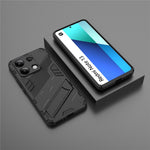 For Xiaomi Redmi Note 13 4G Phone Case Kickstand PC+TPU Drop-proof Back Shell