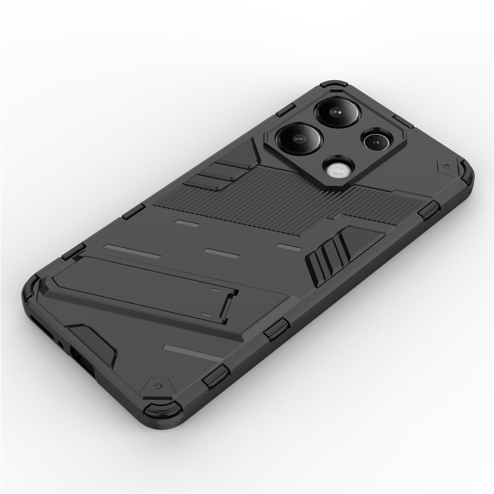 For Xiaomi Redmi Note 13 4G Phone Case Kickstand PC+TPU Drop-proof Back Shell