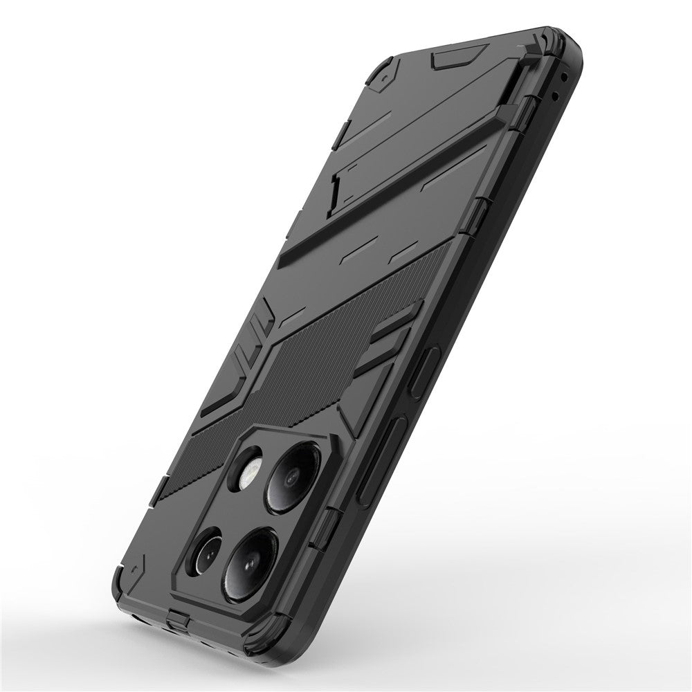 For Xiaomi Redmi Note 13 4G Phone Case Kickstand PC+TPU Drop-proof Back Shell