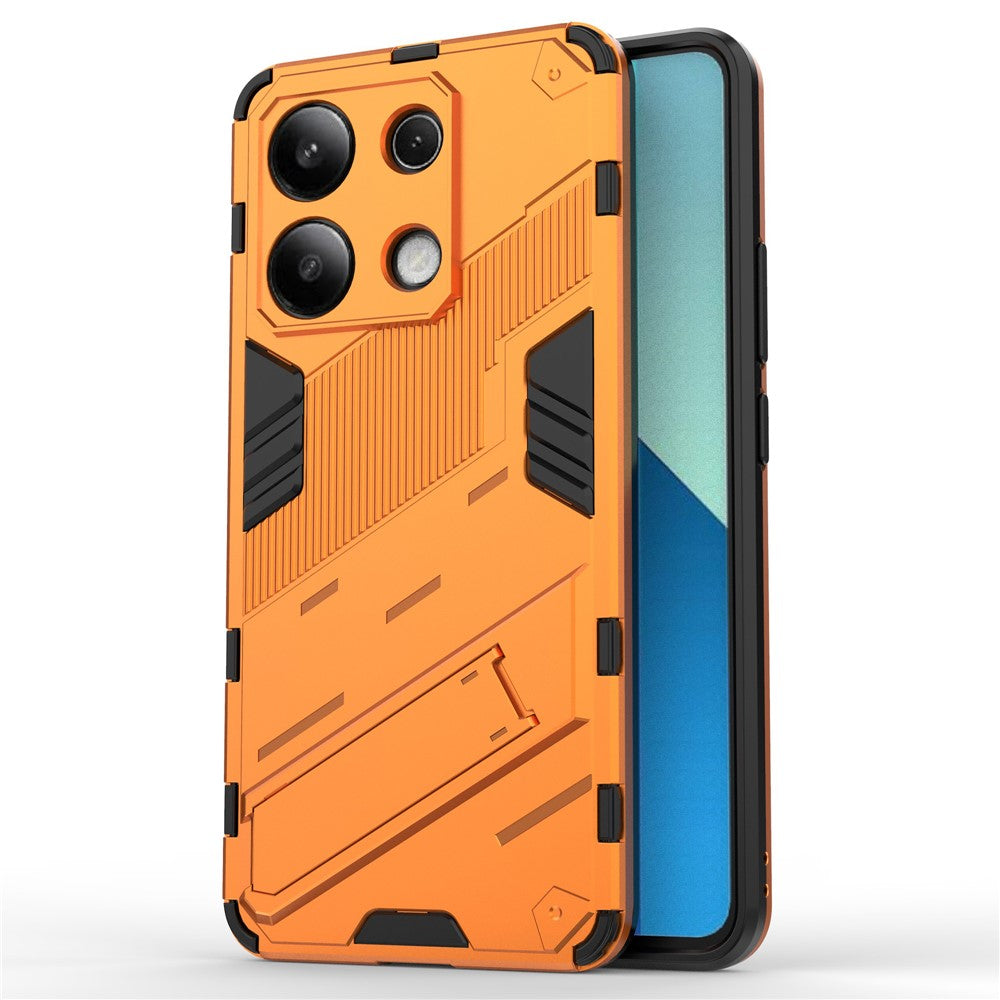 For Xiaomi Redmi Note 13 4G Phone Case Kickstand PC+TPU Drop-proof Back Shell