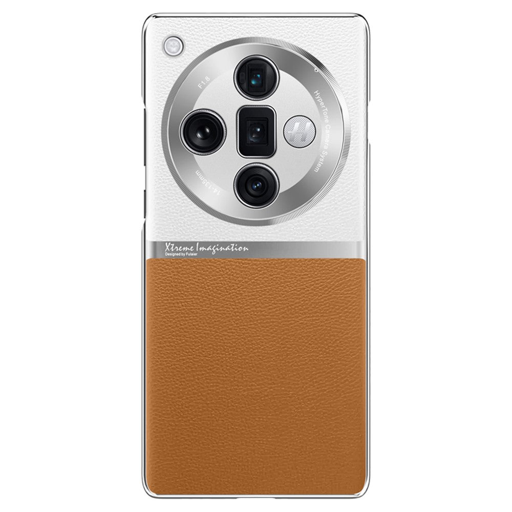 For Oppo Find X7 5G Case PU+Acrylic+PC Anti-fingerprint Phone Back Cover