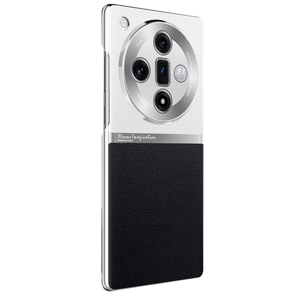 For Oppo Find X7 5G Case PU+Acrylic+PC Anti-fingerprint Phone Back Cover
