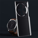 For Oppo Find X7 Ultra Back Cover PU+Acrylic+PC Anti-scratch Phone Case