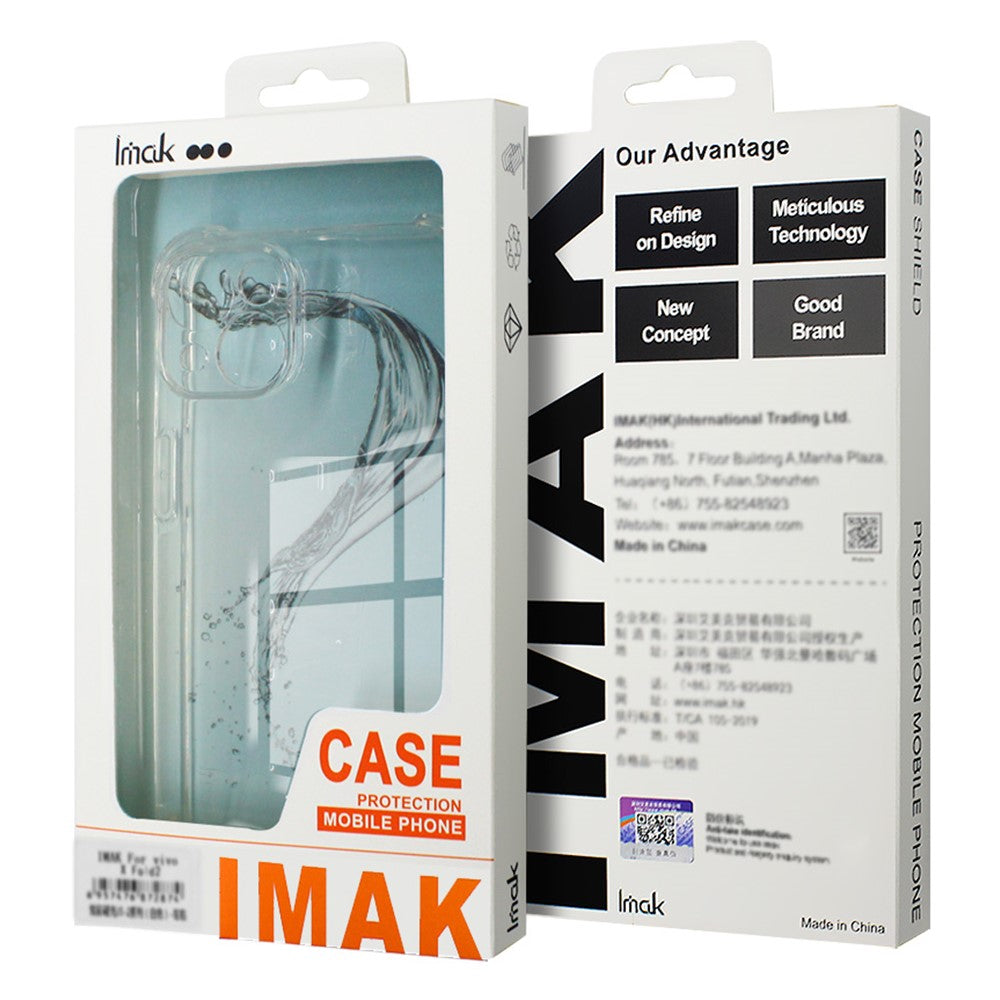 IMAK For Asus ROG Phone 8 5G / Phone 8 Pro 5G TPU Case Drop-proof Clear Phone Guard Cover