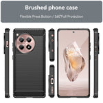 For OnePlus 12R 5G / Ace 3 5G Case Brushed TPU Anti-Fingerprints Phone Cover