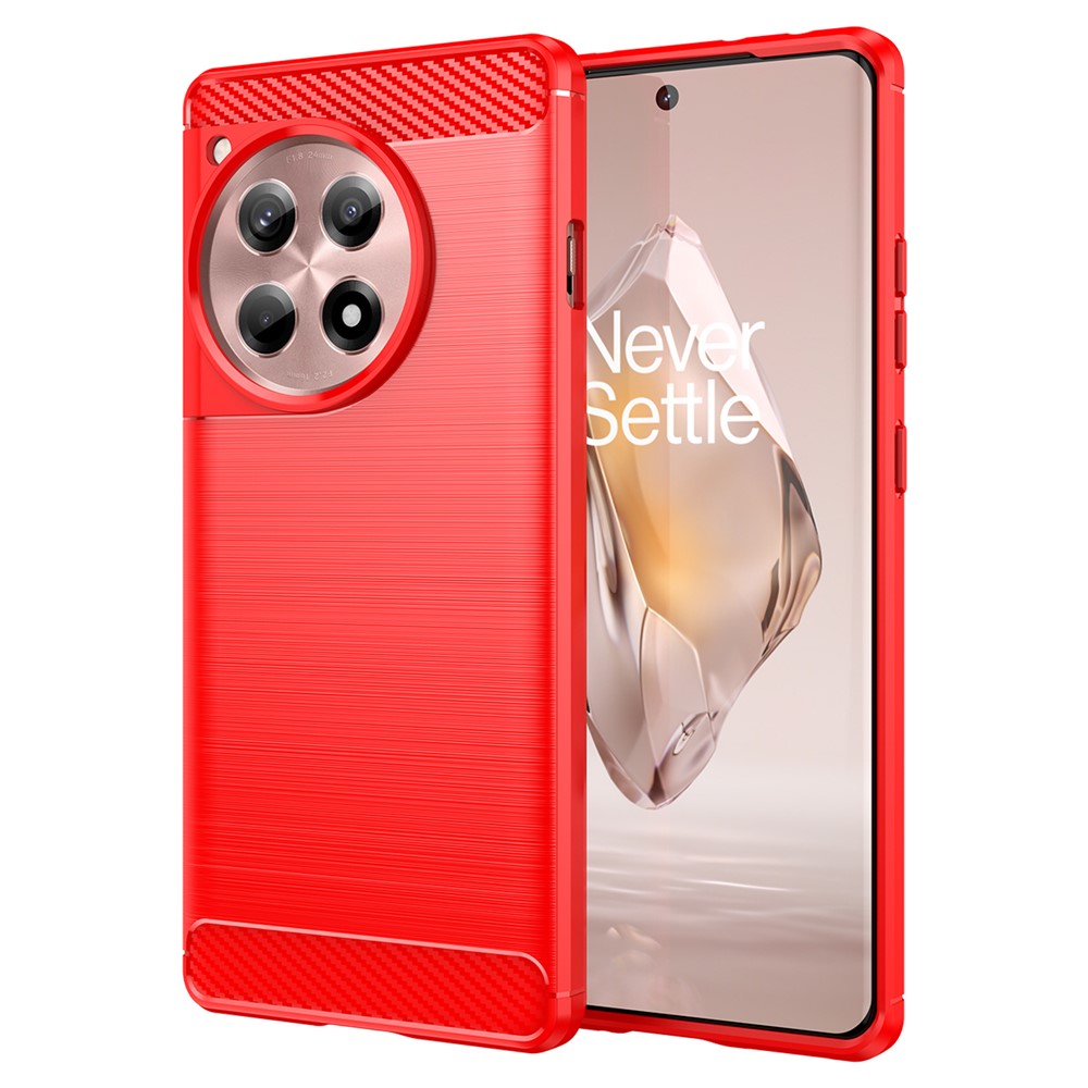 For OnePlus 12R 5G / Ace 3 5G Case Brushed TPU Anti-Fingerprints Phone Cover