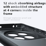 For OnePlus 12 5G Frosted Case TPU+PC Airbag Protection Phone Cover