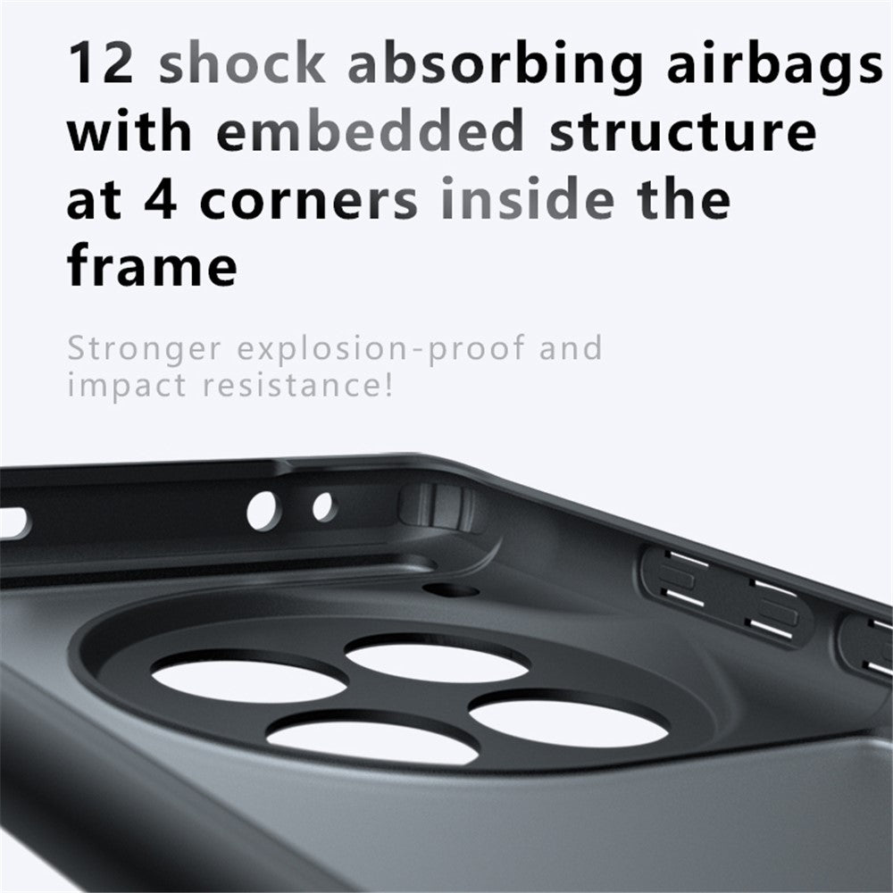 For OnePlus 12 5G Frosted Case TPU+PC Airbag Protection Phone Cover