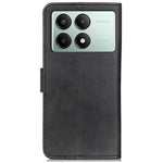 Leather Case for Xiaomi Redmi K70E 5G / Poco X6 Pro 5G Shell Cowhide Texture Stand Phone Cover