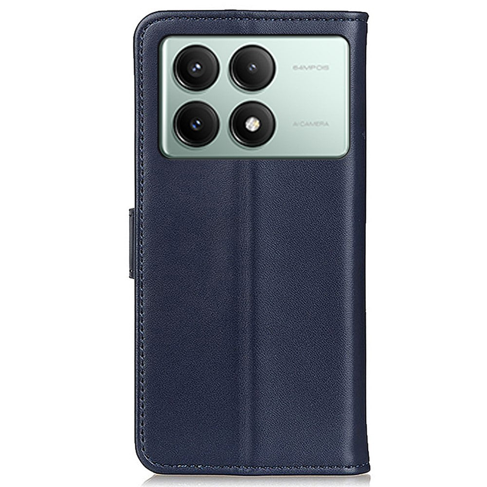 Xiaomi Redmi K70E 5G / Poco X6 Pro 5G-skal, läderplånboksfodral med magnetlås