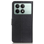 For Xiaomi Redmi K70E 5G / Poco X6 Pro 5G Case PU Leather Litchi Texture Wallet Phone Cover