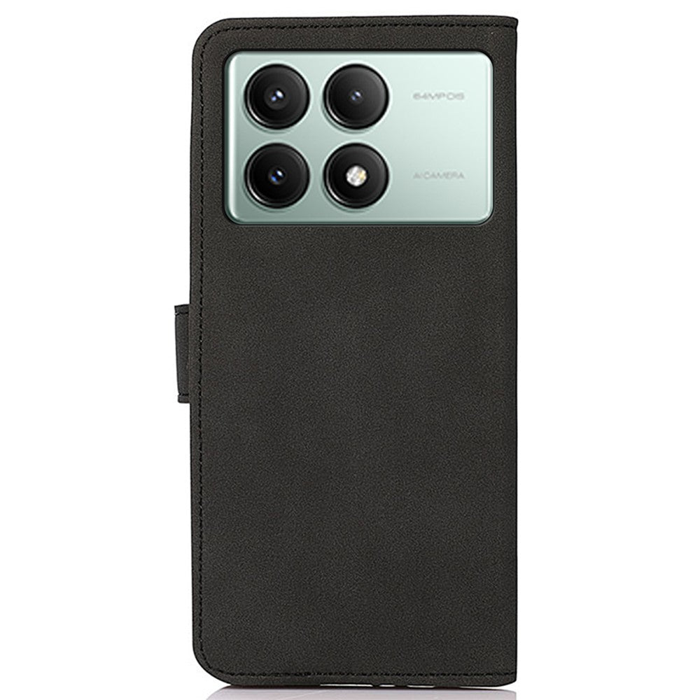 KHAZNEH For Xiaomi Redmi K70E 5G / Poco X6 Pro 5G Case Wallet Phone Cover with Card Holder