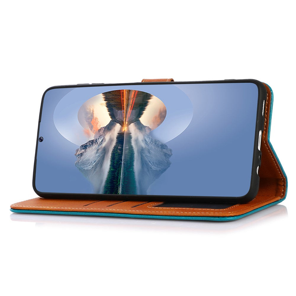 KHAZNEH For Xiaomi Redmi K70E 5G / Poco X6 Pro 5G Case Golden Magnetic Buckle Wallet Phone Protector