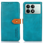 KHAZNEH For Xiaomi Redmi K70E 5G / Poco X6 Pro 5G Case Golden Magnetic Buckle Wallet Phone Protector