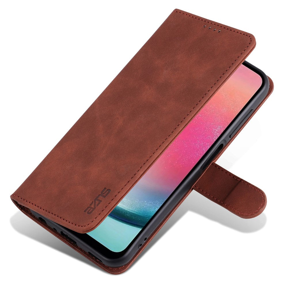 AZNS Til Samsung Galaxy A24 4G (162,1 x 77,6 x 8,3 mm) Cover Stødsikkert Flip Læder Telefoncover