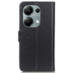 For Xiaomi Redmi Note 13 4G Magnetic Phone Case Scratch Resistant Leather Cover