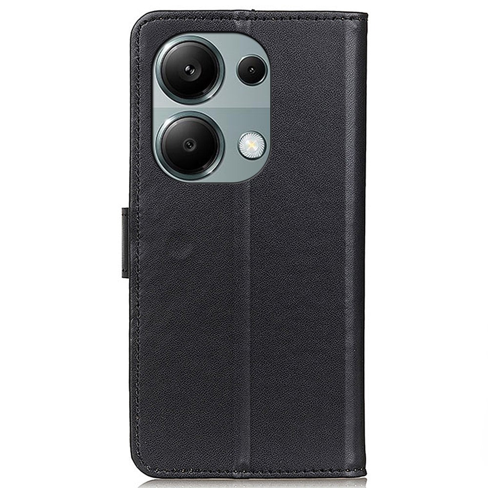 For Xiaomi Redmi Note 13 4G Magnetic Phone Case Scratch Resistant Leather Cover