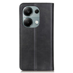For Xiaomi Redmi Note 13 4G Split Leather Case Magnetic Closure Phone Cover Viewing Stand