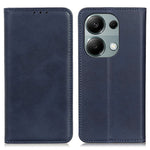For Xiaomi Redmi Note 13 4G Split Leather Case Magnetic Closure Phone Cover Viewing Stand
