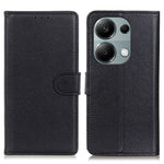 For Xiaomi Redmi Note 13 4G PU Leather Case Litchi Texture Protective Cover