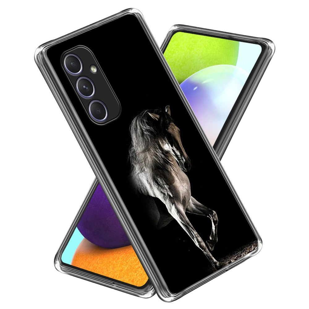 For Samsung Galaxy A34 5G TPU Case Pattern Printed Soft Slim Shockproof Phone Cover