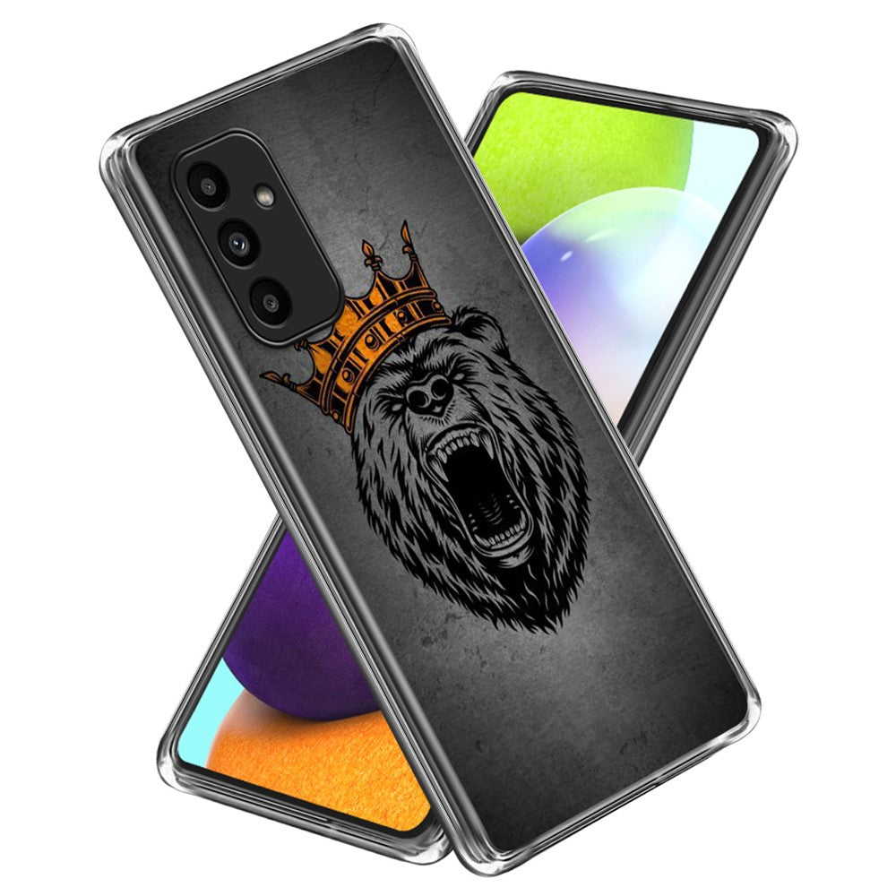 Til Samsung Galaxy A15 4G / 5G TPU Beskyttelsescover Mønstret Bagside Telefoncover