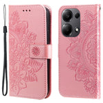 For Xiaomi Redmi Note 14S 4G / Note 13 Pro 4G / Poco M6 Pro 4G Case Floral Pattern PU Leather Wallet Stand Phone Cover