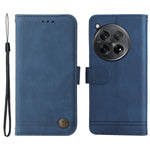 OnePlus 12R 5G / Ace 3 5G Läderplånboksfodral Skin Touch mobilfodral Stativ med Rem