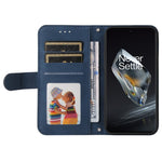 OnePlus 12R 5G / Ace 3 5G Läderplånboksfodral Skin Touch mobilfodral Stativ med Rem