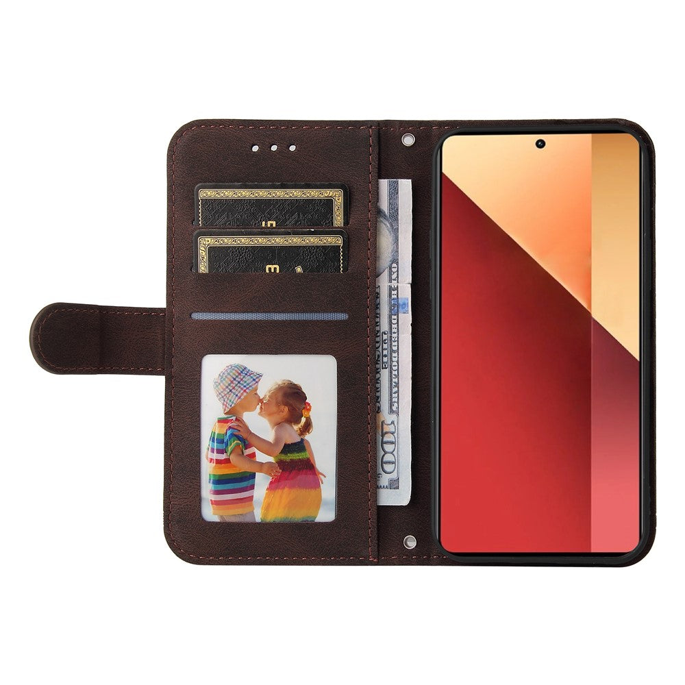 For Xiaomi Redmi Note 14S 4G / Note 13 Pro 4G / Poco M6 Pro 4G Leather Wallet Cases Skin Touch Phone Cover Stand with Strap